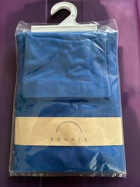 Bogner Bright Blue Turtleneck Men’s Size Large Cotton Made in USA